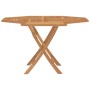 Folding garden table solid teak wood 110x110x75 cm by vidaXL, Garden tables - Ref: Foro24-362617, Price: 164,74 €, Discount: %