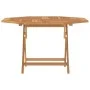 Mesa de jardín plegable madera maciza de teca 110x110x75 cm de vidaXL, Mesas de jardín - Ref: Foro24-362617, Precio: 161,85 €...