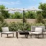 Sombrilla doble blanco arena 316x240 cm de vidaXL, Sombrillas - Ref: Foro24-362961, Precio: 132,57 €, Descuento: %