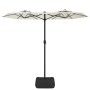 Sandweißer Doppelsonnenschirm 316x240 cm von vidaXL, Sonnenschirme - Ref: Foro24-362961, Preis: 132,43 €, Rabatt: %