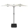 Sandweißer Doppelsonnenschirm 316x240 cm von vidaXL, Sonnenschirme - Ref: Foro24-362961, Preis: 132,57 €, Rabatt: %