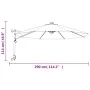 Apfelgrüner Wandschirm 290 cm von vidaXL, Sonnenschirme - Ref: Foro24-362889, Preis: 97,95 €, Rabatt: %