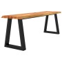 Bank mit Live-Kante aus massivem Akazienholz 140 cm von vidaXL, Bänke für Hallen und Lager - Ref: Foro24-353294, Preis: 158,2...