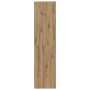 Armario de madera de ingeniería roble artesanal 80x50x200 cm