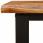 Bench with live edge solid acacia wood 140 cm by vidaXL, Benches for halls and storage - Ref: Foro24-353294, Price: 155,22 €,...