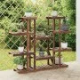 Massivholzblumenständer aus Fichtenholz 110x25x110,5 cm von vidaXL, Topfständer - Ref: Foro24-362857, Preis: 69,55 €, Rabatt: %