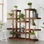 Soporte para flores madera maciza de abeto 110x25x110,5 cm de vidaXL, Soportes para macetas - Ref: Foro24-362857, Precio: 70,...