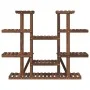 Soporte para flores madera maciza de abeto 110x25x110,5 cm de vidaXL, Soportes para macetas - Ref: Foro24-362857, Precio: 70,...