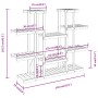Massivholzblumenständer aus Fichtenholz 110x25x110,5 cm von vidaXL, Topfständer - Ref: Foro24-362857, Preis: 66,02 €, Rabatt: %