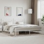 Estructura de cama con cabecero metal blanca 200x200 cm | Foro24.es | Tu tienda online para hogar, jardín y más Foro24.es