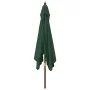 Gartenschirm mit grünem Holzmast 300x300x273 cm von vidaXL, Sonnenschirme - Ref: Foro24-363192, Preis: 82,04 €, Rabatt: %