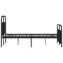 Estructura de cama cabecero y estribo metal negro 120x200 cm de vidaXL, Camas y somieres - Ref: Foro24-353651, Precio: 111,70...