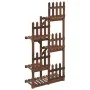 Soporte para flores madera maciza de abeto 60x25x130 cm de vidaXL, Soportes para macetas - Ref: Foro24-362873, Precio: 50,53 ...