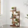 Soporte para flores madera maciza de abeto 60x25x130 cm de vidaXL, Soportes para macetas - Ref: Foro24-362873, Precio: 50,53 ...