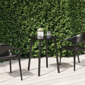 Anthrazitgrauer Gartentisch aus Stahl 50x50x71 cm von vidaXL, Gartentische - Ref: Foro24-362736, Preis: 73,42 €, Rabatt: %