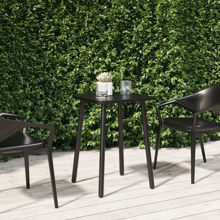 Anthrazitgrauer Gartentisch aus Stahl 50x50x71 cm von vidaXL, Gartentische - Ref: Foro24-362736, Preis: 73,42 €, Rabatt: %