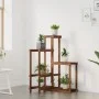 Soporte para flores de madera maciza abeto 62,5x61,5x101,5 cm de vidaXL, Soportes para macetas - Ref: Foro24-362883, Precio: ...