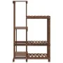 Soporte para flores de madera maciza abeto 62,5x61,5x101,5 cm de vidaXL, Soportes para macetas - Ref: Foro24-362883, Precio: ...