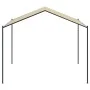 Steel and beige fabric tent 4x4 m by vidaXL, Tents and gazebos - Ref: Foro24-362454, Price: 252,47 €, Discount: %