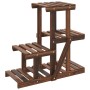 Soporte para flores madera maciza de abeto 58x25x51 cm de vidaXL, Soportes para macetas - Ref: Foro24-362869, Precio: 34,21 €...