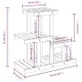 Solid spruce wood flower stand 58x25x51 cm by vidaXL, Pot stands - Ref: Foro24-362869, Price: 32,46 €, Discount: %