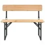 Folding bar table and benches 3 pieces solid fir wood by vidaXL, Garden sets - Ref: Foro24-363112, Price: 275,89 €, Discount: %