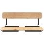 Klappbarer Stehtisch und Bänke, 3-teilig, aus massivem Tannenholz von vidaXL, Gartensets - Ref: Foro24-363112, Preis: 283,15 ...
