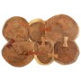 Coffee table 6 logs solid acacia wood 36 cm by vidaXL, Coffee table - Ref: Foro24-353300, Price: 179,76 €, Discount: %
