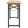 Klappbarer Stehtisch und Bänke, 3-teilig, aus massivem Tannenholz von vidaXL, Gartensets - Ref: Foro24-363112, Preis: 283,15 ...