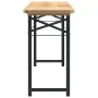 Mesa y bancos plegables de bar 3 piezas madera maciza de abeto de vidaXL, Conjuntos de jardín - Ref: Foro24-363112, Precio: 2...