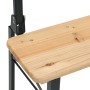 Klappbarer Stehtisch und Bänke, 3-teilig, aus massivem Tannenholz von vidaXL, Gartensets - Ref: Foro24-363112, Preis: 283,15 ...