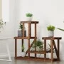 Blumenständer aus massivem Tannenholz, 90 x 25 x 73,5 cm von vidaXL, Topfständer - Ref: Foro24-362875, Preis: 41,96 €, Rabatt: %