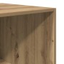 Armario de madera de ingeniería roble artesanal 50x50x200 cm