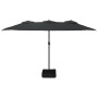 Sombrilla doble negro 449x245 cm de vidaXL, Sombrillas - Ref: Foro24-362951, Precio: 207,53 €, Descuento: %