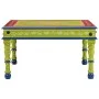 Hand painted solid green mango wood coffee table by vidaXL, Coffee table - Ref: Foro24-353764, Price: 64,52 €, Discount: %