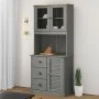 Armario superior tocador VIGO madera de pino gris 78x30x100 cm de vidaXL, Aparadores - Ref: Foro24-353207, Precio: 148,60 €, ...
