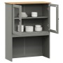Armario superior tocador VIGO madera de pino gris 78x30x100 cm de vidaXL, Aparadores - Ref: Foro24-353207, Precio: 164,71 €, ...