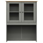 Armario superior tocador VIGO madera de pino gris 78x30x100 cm de vidaXL, Aparadores - Ref: Foro24-353207, Precio: 164,71 €, ...