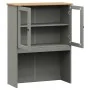 Armario superior tocador VIGO madera de pino gris 78x30x100 cm de vidaXL, Aparadores - Ref: Foro24-353207, Precio: 148,60 €, ...