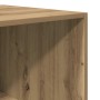 Armario de madera de ingeniería roble artesanal 80x50x200 cm