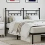 Cabecero de metal negro 135 cm de vidaXL, Cabeceros y pies de cama - Ref: Foro24-353569, Precio: 47,00 €, Descuento: %