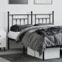 Cabecero de metal negro 135 cm de vidaXL, Cabeceros y pies de cama - Ref: Foro24-353569, Precio: 47,00 €, Descuento: %