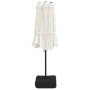 Sombrilla doble blanco arena 449x245 cm de vidaXL, Sombrillas - Ref: Foro24-362945, Precio: 185,84 €, Descuento: %