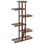 Blumenständer aus massivem Tannenholz, 75 x 25 x 140,5 cm von vidaXL, Topfständer - Ref: Foro24-362865, Preis: 60,67 €, Rabat...