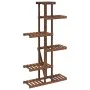Solid fir wood flower stand 75x25x140.5 cm by vidaXL, Pot stands - Ref: Foro24-362865, Price: 57,20 €, Discount: %