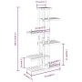 Solid fir wood flower stand 75x25x140.5 cm by vidaXL, Pot stands - Ref: Foro24-362865, Price: 57,20 €, Discount: %
