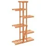 Soporte para flores de madera maciza abeto 75x25x140,5 cm de vidaXL, Soportes para macetas - Ref: Foro24-362866, Precio: 49,7...
