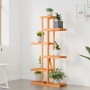 Soporte para flores de madera maciza abeto 75x25x140,5 cm de vidaXL, Soportes para macetas - Ref: Foro24-362866, Precio: 56,4...