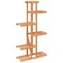 Soporte para flores de madera maciza abeto 75x25x140,5 cm de vidaXL, Soportes para macetas - Ref: Foro24-362866, Precio: 49,7...