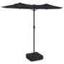 Sombrilla doble negra 316x240 cm de vidaXL, Sombrillas - Ref: Foro24-362967, Precio: 138,41 €, Descuento: %